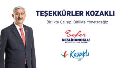 TEŞEKKÜRLER KOZAKLI